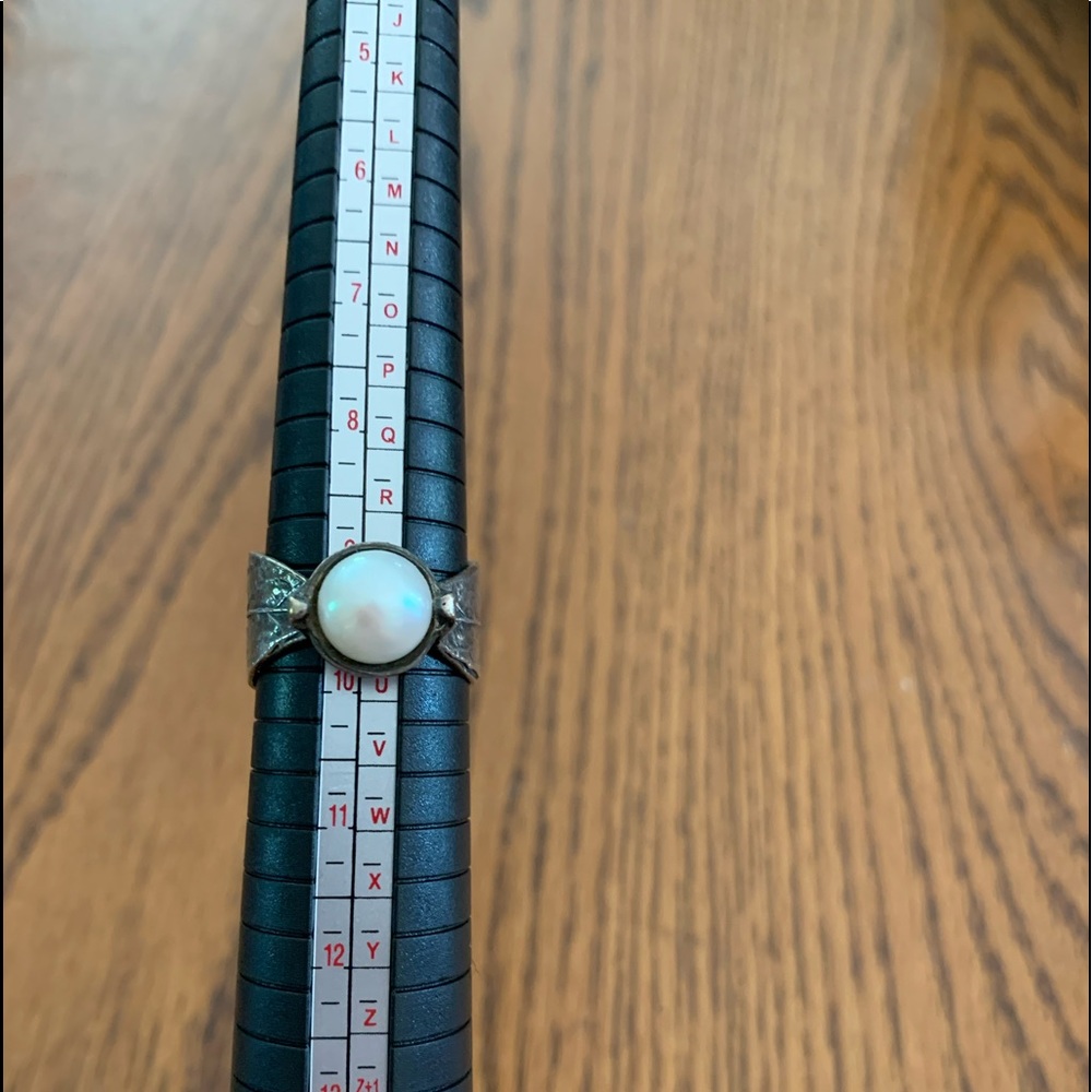 Silpada, nestled pearl ring
